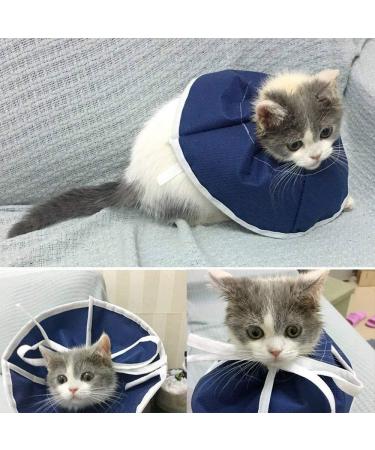ASOCEA Adjustable Pet Recovery Collar for Cats & Dogs - Anti-Biting Lick Wound Healing Cone, 4.7 inches/12cm - Buy Online on GoSupps.com