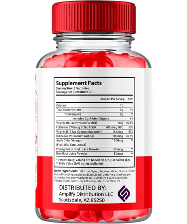 Buy Ketobeez ACV Gummies 1000MG - 3 Pack | Advanced Keto Support with Folate & B12 | 180 Gummies for Optimal Health - Buy Online on GoSupps.com