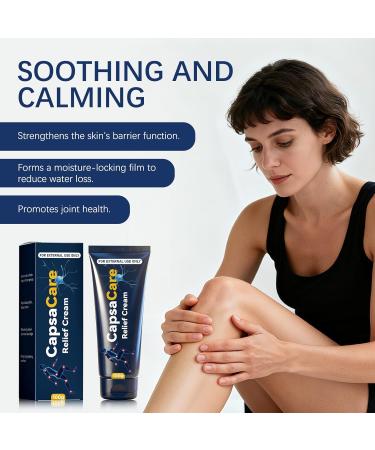 Capsacare Neuropathy Relief Cream with Arnica Menthol MSM and Glucosamine for Body Joint Areas Feet Hands Legs Muscles Joints and Waist 100g - Buy Online on GoSupps.com