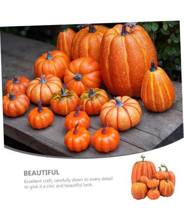 Warmhm 8pcs Halloween Decor Home Decor Autumn Decor Artificial Pumpkins Decor Photo Props Fall Photo Shoot Props Simulation Pumpkin Decor Scene Layout Adorn Ornaments Foam Cupboard - Buy Online on GoSupps.com