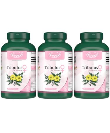 VORST Tribulus Terrestris Extract for Women 3 x 180 Vegan Capsules | 3 Bottles 540 count (Pack of 1)