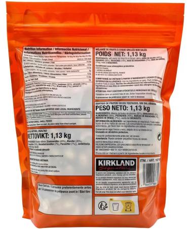 RKBROTHERS Kirkland Signature Unsalted Mixed Nuts Bag 1.13kg (Pack of 2) - Buy Online on GoSupps.com
