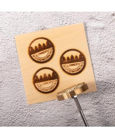 STAMTECH Custom Metal Branding Iron for Wood, Leather, and More - Personalized and Durable (1x1) - Buy Online on GoSupps.com