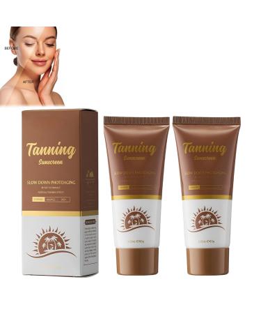 Zynewa Selftanning cream 60 g UV sunscreen for a radiant tan light texture nongreasy for a natural tan and supple skin