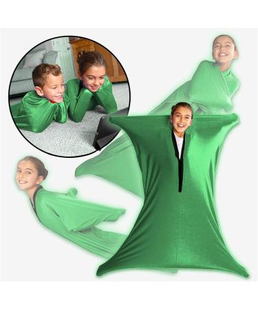 Sensory Body Sock for Kids Autism Sensory Sock Full Body Wrap Sensory Body Sock Relieve Stress Stretchy Breathable Dynamic Movement Sensory Sock Green (S) - Buy Online on GoSupps.com