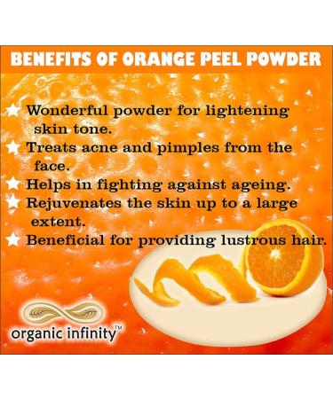 Green Velly Organic Infinity Pure Sun Shade Dried Freshest Orange Peel Powder for Skin and Hair | Santra Chilka Powder - 500 GM by Organic Infinity - Buy Online on GoSupps.com