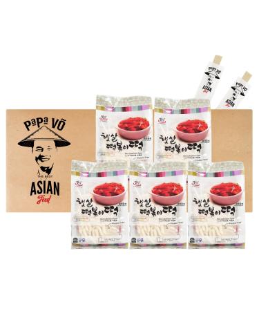 Pack of 5 (5x600g) Matamun Toppoki rice cake sticks Banh Gao (Papa Vo)