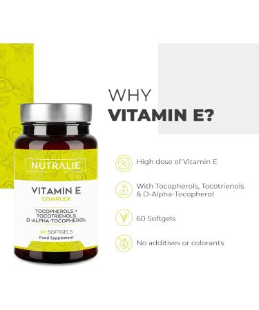 Buy Vitamin E Maximum - 60 Capsules | Antioxidative Cell Protection with 8 Tocopherols & Tocotrienols | River Nutralie - Buy Online on GoSupps.com