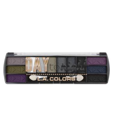 L.A. COLORS Day To Night 12 Color Eyeshadow Palette Nightfall 0.28 oz - CES426 - Buy Online on GoSupps.com