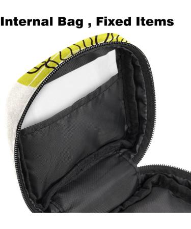 Portable Women's Binding-Storage Bags for Menstrual Cups & Pads | Vintage Cactus Design Ideal for Teens & First Period Essentials - Buy Online on GoSupps.com
