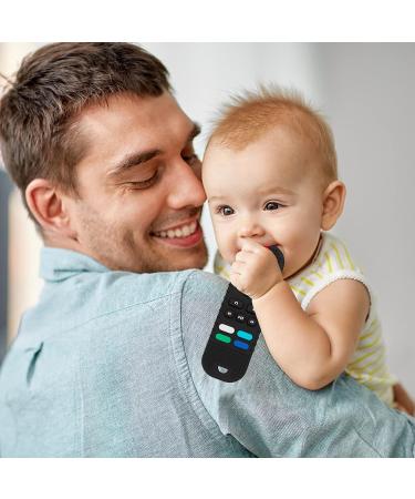 2 Pack Soft Silicone Baby Teething Toys - Remote & Car Shape Teether Set for Babies | Chewable & Sensory Baby Chew Toys - Buy Online on GoSupps.com
