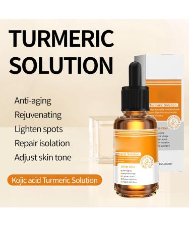  Mnozreo Nourishing Daily Care Serum Turmeric Facial Oil Anti-Spot Face Serum Brightening Serum Kojic Acid Dark Spot Corrector 30ml 1pc - Buy Online on GoSupps.com