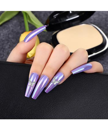 WOKOTO 20pcs 3D Butterfly Nail Charms for Women | Clear Crystal Rhinestone Decorations for Acrylic Nails | Silver Base Alloy Charms | Butterfly Nail Art Gems Kit - Buy Online on GoSupps.com