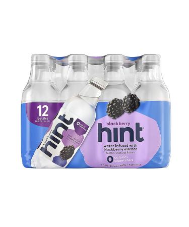 Hint Water Blackberry & Raspberry 24-Pack - Zero Calories, Sugar & Sweeteners - 16oz Bottles - Buy Online on GoSupps.com