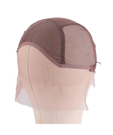 Buy Healifty Lace Wig Caps - Glue-Free Elastic & Breathable | Adjustable Brown Wig Cap for Wig Production (18x16x0.6 cm) - Pack of 1 - Buy Online on GoSupps.com