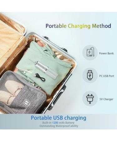 Water Dental Flosser - Cordless Oral Irrigator with 3 Modes IPX7 Waterproof & Rechargeable for Travel | Powerful Teeth Cleaner with 4 Tips for Braces & Bridges Care - Buy Online on GoSupps.com