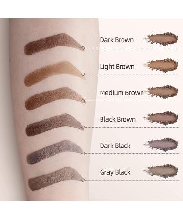 Waterproof Eyebrow Stamp Stencil Kit | 24 Reusable Stencils | Long-Lasting Brow Powder | Light Brown Eyebrow Pencil - Buy Online on GoSupps.com