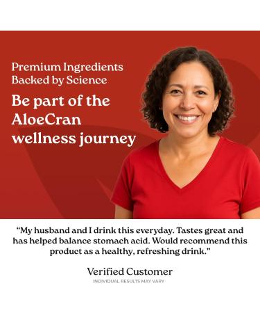 NatureCity AloeCran Sugar Free Drink Mix Supplement | Pure Aloe Vera Cranberry Powder & Dietary Fiber| Unsweetened Cranberry Concentrate | Supports Digestive Urinary & Metabolic Health | 60 Servings 15.03 Ounce (Pack of 1) - Buy Online on GoSupps.com