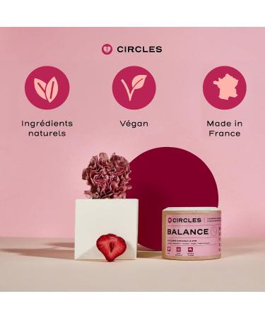 Circles BALANCE - Hormonal Balance - Natural Dietary Supplement - Painful or Irregular Period PMS - Vegan - Chatthrie Magnesium Rhodiola Ginkgo Vitamin B6-60 Capsules - Buy Online on GoSupps.com