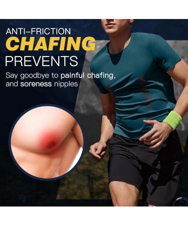 100 Pcs Men's Nipple Covers - No Show Nipple Guard Anti-Chafing Tape for Running & Fitness - 50 Pairs White & Beige - Buy Online on GoSupps.com