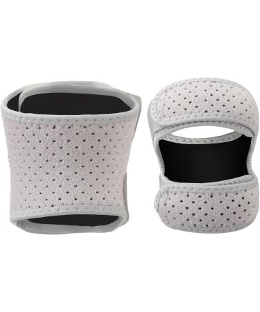 Elastic Knee Band - Breathable & Comfortable Sports Support Brace for Women | Prevents Collisions & Ensures Fixed Hem - Grey - Buy Online on GoSupps.com