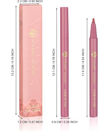  Jutqut Waterproof Lip Liner Long Lasting Waterproof Smudge Resistant Matte Liquid Lip Liner High Pigmentation Lip Liner Smooth Lip Liner Lipstick - Buy Online on GoSupps.com