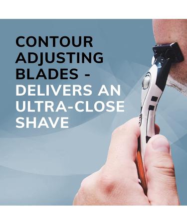 BIC Flex 5 Hybrid Men's Disposable Razor Set - 1 Handle, 6 Cartridges, 5 Blades - Buy Online on GoSupps.com