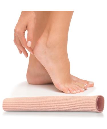 Medipaq Gel Toe Protectors - 1x 25mm wide Toe Protectors for Shoes - Big Toe Protector - Little Toe Protectors - Foam Toe Protectors for a More Comfortable Walk