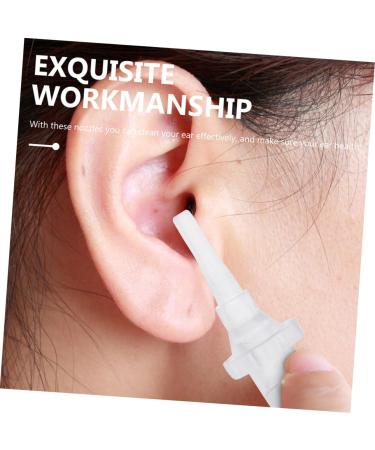 IWOWHERO 10pcs Disposable Ear Cleaning Tips Replacement PP Ear Washer Nozzles Conical Bottle Irrigator Accessories for Safe and Gentle Removal Compatible with Wash Systems - Buy Online on GoSupps.com
