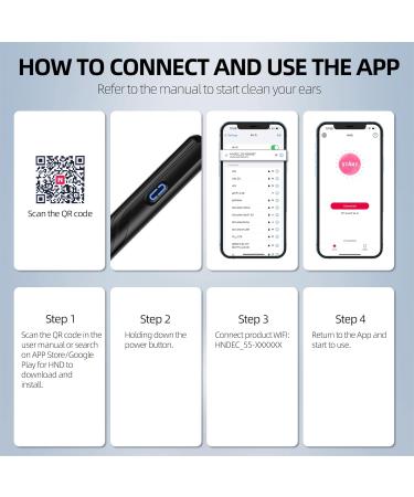 Buy Ear Wax Removal Kit - Ear Cleaner with Camera | Effective Earwax Remover Tool for Safe Cleaning - Buy Online on GoSupps.com