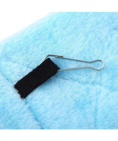 Peony Parrot Hammock Bird Nest - Warm Plush Hanging Cage Tent for Winter - Pet Toy Pouch Bed - Blue - Buy Online on GoSupps.com