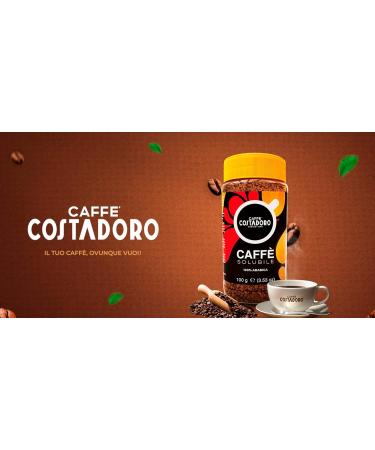 Costadoro Caf Instantan Lyophilis au Format 100g 100% Arabica Ar me Intense et Go t Enveloppant Excellent avec Eau Chaude Lait et Boissons V g tales Fabriqu en Italie (1 Pot de 100g) 100 g (Lot de 1) - Buy Online on GoSupps.com