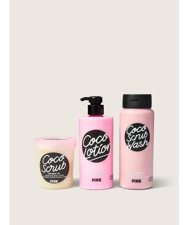 Victoria's Secret Pink Coco Smoothing Body Scrub - Coconut Oil Infused - Buy Online on GoSupps.com