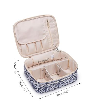 Travel Makeup Bag - Large Cosmetic Organizer for Women and Girls (Elephant) - Buy Online on GoSupps.com