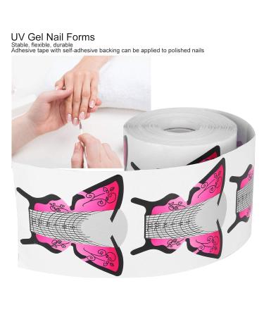 Self-Adhesive Nail Shape Stickers - 300 Pieces for DIY Manicure & Acrylic Nail Art Guide - Buy Online on GoSupps.com