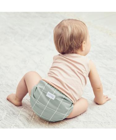 Esembly Size 1 Lattice Waterproof Cloth Diaper Cover & Swim Diaper - Leak-Proof & Breathable Outer Layer with Snap Closure for 7-17lbs - Reusable & Versatile Over Prefolds, Flats, or Fitteds - Buy Online on GoSupps.com