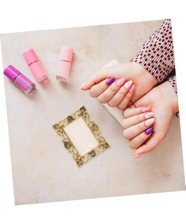 Beaupretty Paint Palette Nail Art Palette Gel Polish Palette Resin Alloy Holder Easy To Clean Nail Technician - Buy Online on GoSupps.com