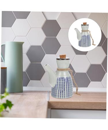 Zerodeko 2pcs Ceramic Soy Sauce Pot Seasoning Container Shoyu Dispenser Sauce Container Soy Sauce Dispenser Syrup Ceramic Soy Sauce Container Syrup Dispenser Oil Storage Tank Ceramics Wood 7X7X12CMx2pcs Assorted Colorx2pcs - Buy Online on GoSupps.com