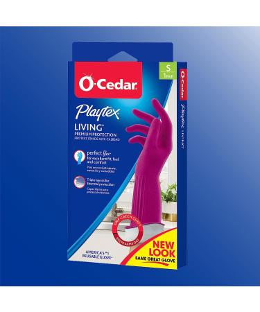 Playtex Living Small Rubber Cleaning Gloves - 2 Pairs | Premium Reusable Household Gloves - Buy Online on GoSupps.com