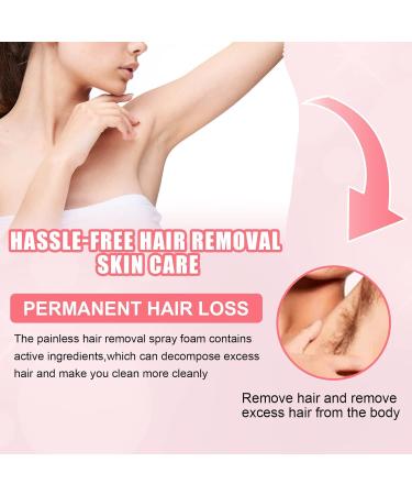 Smooth as Honey Mousse Hair Removal Spray Beeswax Hair Removal Mousse Hair Removal Spray for Women Men Gentle Painless (1) - Buy Online on GoSupps.com