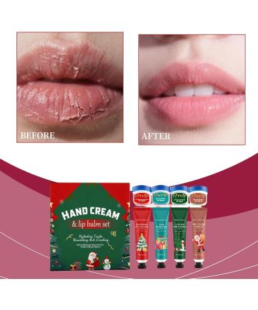 Christmas Hand Cream | Nourishing Hand and Lip Care | Travel Size Lip Balm - For Students Winter Travel Mothers Friends Wives Beauty Lovers Professionals - Buy Online on GoSupps.com
