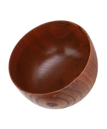 Premium Wooden Shaving Bowl for Men - Wide Mouth Soap Mug & Brush Holder | Perfect Gift for Father's Day - Buy Online on GoSupps.com