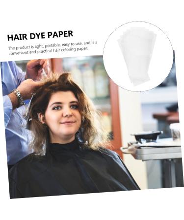 DOITOOL 50 Sheets tool Hair Coloring Dye Paper hair dye foam perm papers for hair hairdressing tool Hair Salon Supplies hair dye stickers hair comb Paper piece of paper - Buy Online on GoSupps.com