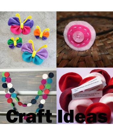 Light Pink Craft Felt Circles - 2.5 Inch (46pc) - Playfully Ever After - Buy Online on GoSupps.com