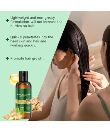 Huile anti-chute de cheveux au gingembre s rum pour la croissance des cheveux favorise la croissance et renforce r pare les cheveux ab m s pour des cheveux plus forts et plus pais (3pcs) - Buy Online on GoSupps.com