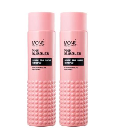 MON PROFESSIONAL - Shampoo for Colored Hair Intense Shine (2x300ml) - Fixation and Protection of colors - Sulfate-free - Harmful Silicone-free - Nourishes and Hydrates - All hair types -