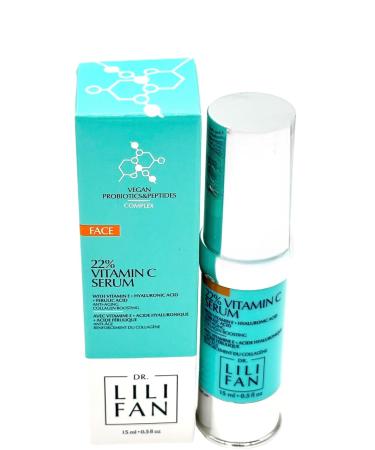 Buy Dr. Lili Fan Vitamin C Serum - Anti-Aging Brightening Facial Serum with Hyaluronic Acid & Vitamin E for Dark Spots - 0.5 fl oz - Buy Online on GoSupps.com