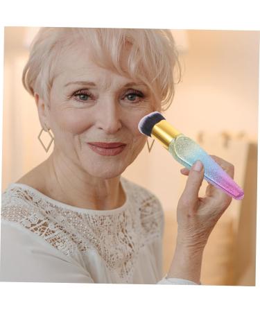 DOITOOL Round Cosmetic Brush Buffing Brush Makeup Face Powder Brushes Flat Top Cosmetic Brush Powder Cosmetics Brushes Makeup Flat Brush Makeup Brush Travel Round - Buy Online on GoSupps.com