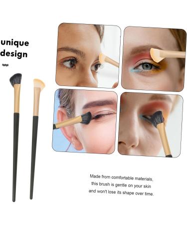 PLAFOPE 6 Pcs Angled Eyeliner Brush Angled Makeup Brush Concealer Brush under Eye Makeup Eyeliner Brush Brow Brush Eyeshadow Brush Brow for Eyebrows Under Eye Concealer Brush Eye Brush - Buy Online on GoSupps.com
