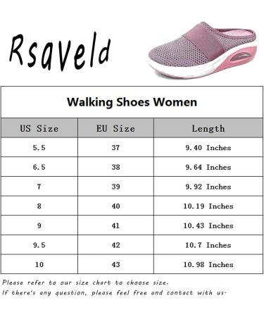 Rsaveld Air Cushion Slip-On Walking Shoes | Orthopedic Diabetic Footwear for Swollen Feet | Size 9.5 Blue - Buy Online on GoSupps.com